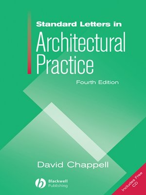 cover image of Standard Letters in Architectural Practice